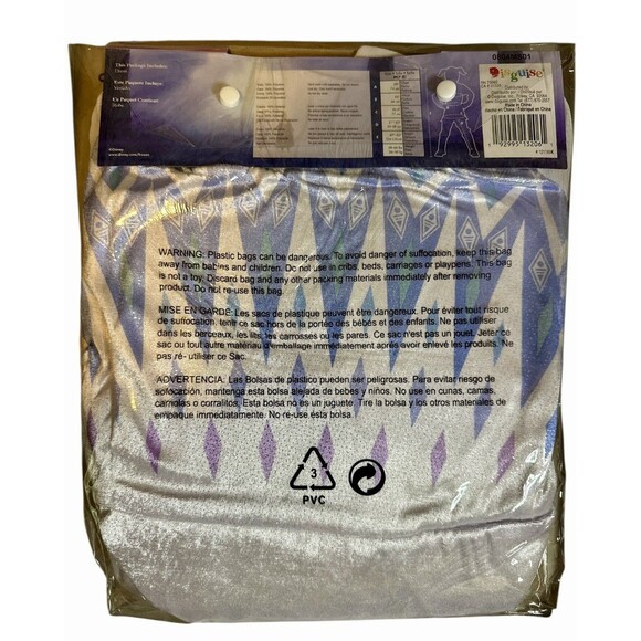 Disney Frozen Snow Queen Elsa Adaptive Halloween Costume Medium (7-8) Cosplay - Picture 2 of 5